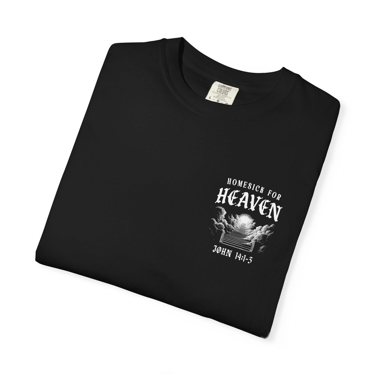 Homesick for Heaven Christian t-shirt by Consider The Ravens, alternate view